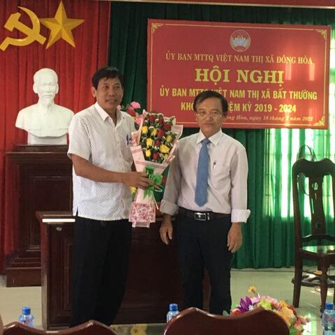 Hiệp thương bầu bổ sung chức danh Phó Chủ tịch Ủy ban MTTQ Việt Nam thị xã khóa XII, nhiệm kỳ 2019-2024