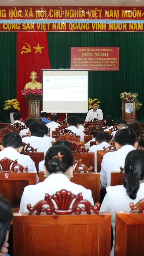 Thị xã Đông Hòa: Học tập, quán triệt Chuyên đề Hồ Chí Minh năm 2023