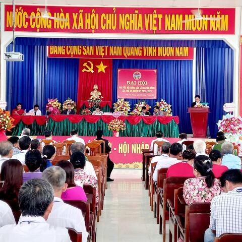 Hội Nông dân xã Hoà Tân Đông tổ chức thành công đại hội đại biểu lần thứ XIV, nhiệm kỳ 2023-2028