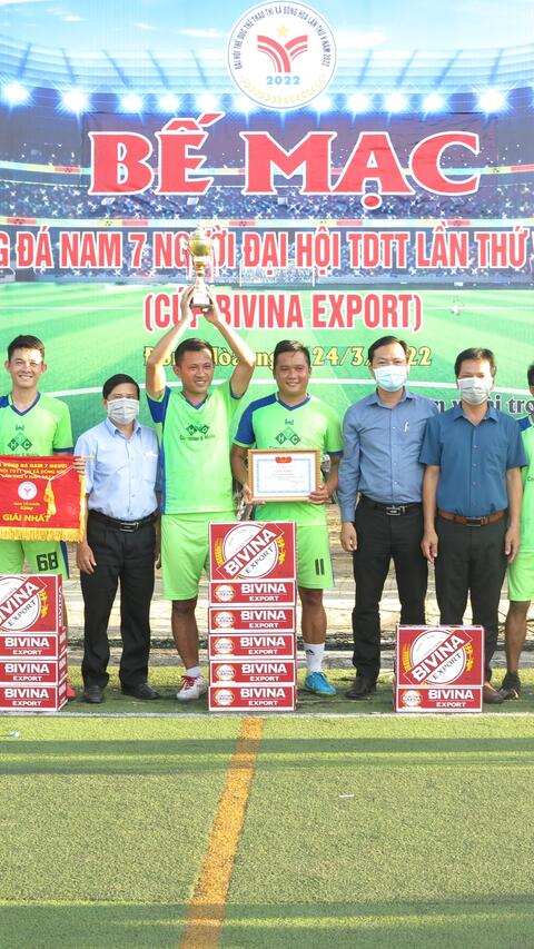 Đông Hòa: Tranh cúp Bivina Export Đại hội TDTT thị xã Đông Hòa năm 2021-2022