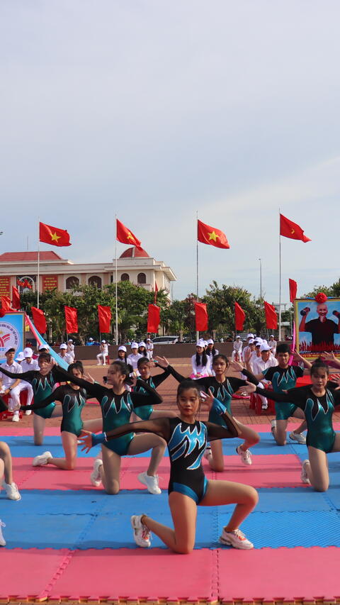 Hơn 600 VĐV thi đấu tại Đại hội TDTT thị xã Đông Hòa lần thứ V năm 2022