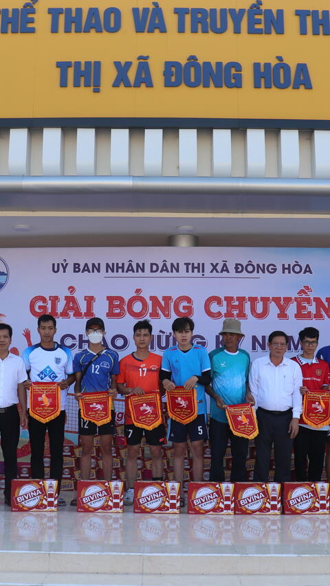 Thị xã Đông Hòa: 14 đội bóng tranh tài Giải bóng chuyền nam năm 2023