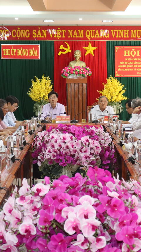 Thị xã Đông Hòa: Tăng cường công tác quản lý Nhà nước về quy hoạch, Trật Tự Xây Dựng, đất đai, khai thác tài nguyên khoáng sản