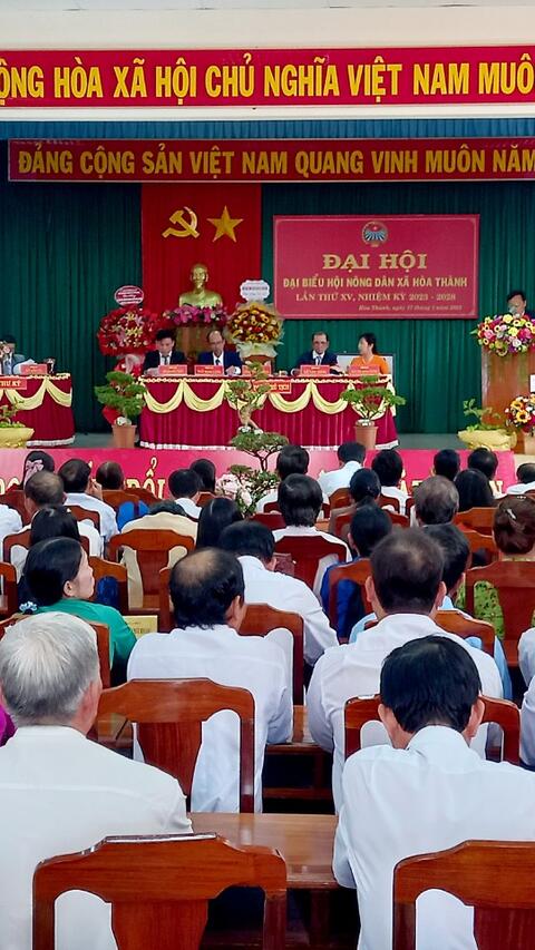 Hoà Thành: Đại hội đại biểu Hội Nông dân xã lần thứ XV, nhiệm kỳ 2023-2028