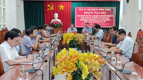 Hội nghị quán triệt Kết luận số 132 của Bộ Chính trị về công tác phòng, chống và kiểm soát ma tuý