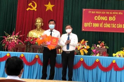 Công bố Quyết định phê chuẩn kết quả bầu bổ sung Chủ tịch UBND phường Hòa Hiệp Trung
