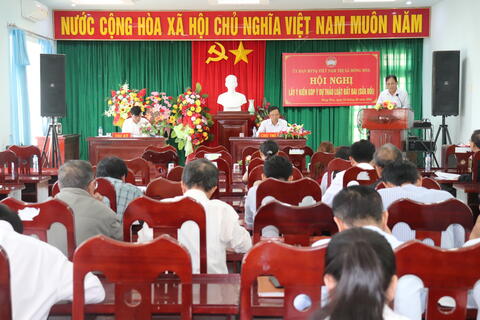 Tổ chức lấy ý kiến góp ý dự thảo Luật Đất đai (sửa đổi)