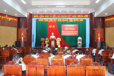 Tập huấn Luật Biên phòng Việt Nam cho cán bộ chủ chốt