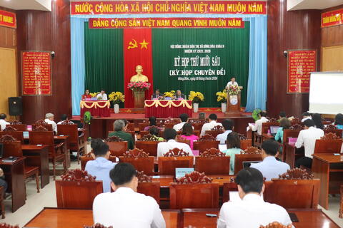 Kỳ họp thứ 16 (Kỳ họp chuyên đề) HĐND thị xã Đông Hòa khóa II: Thông qua điều chỉnh Quy hoạch sử dụng đất đến năm2030 của thị xã