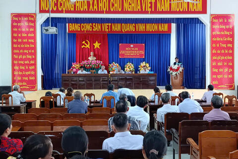 HĐND tỉnh, thị xã tiếp xúc cử tri Hòa Tân Đông trước kỳ họp thường lệ cuối năm 2024
