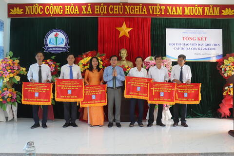 Trường THCS Lương Tấn Thịnh đạt giải nhất toàn đoàn Hội thi giáo viên dạy giỏi bậc THCS, chu kỳ 2024-2026