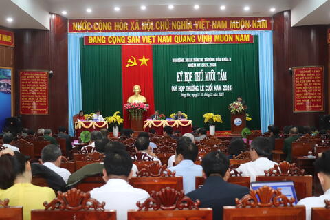 Kỳ họp thứ 18 HĐND thị xã Đông Hòa khóa II, nhiệm kỳ 2021-2026: Có 16/17 chỉ tiêu chủ yếu năm 2024 đạt và vượt kế hoạch đề ra