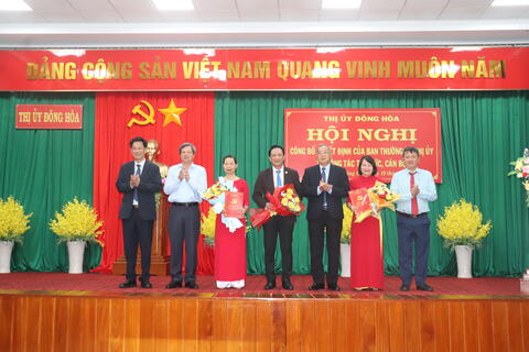 Hợp nhất Ban Tuyên giáo Thị ủy và Ban Dân vận Thị ủy Đông Hòa