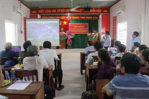 Đông Hòa: Hội nghị lấy ý kiến cộng đồng dân cư về Đồ án quy hoạch phân khu xây dựng Khu công nghiệp Hòa Tâm