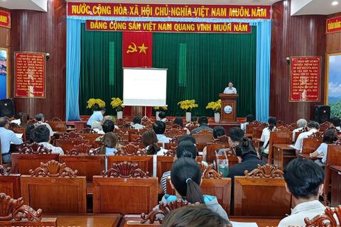 Tập huấn công tác lập phiếu bảng kê hộ và trang trại, tổng điều tra Nông thôn, nông nghiệp năm 2025 khu vực nông thôn