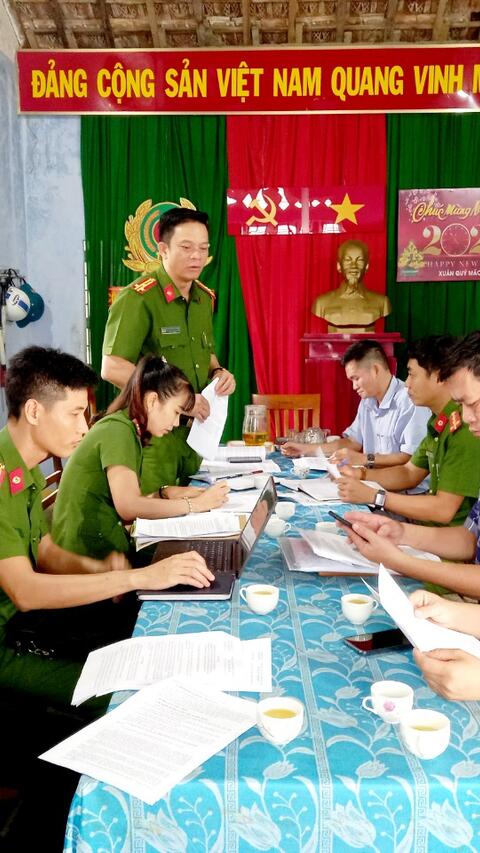 Đông Hòa: Kiểm tra công tác phòng cháy, chữa cháy trên địa bàn xã Hòa Tân Đông.