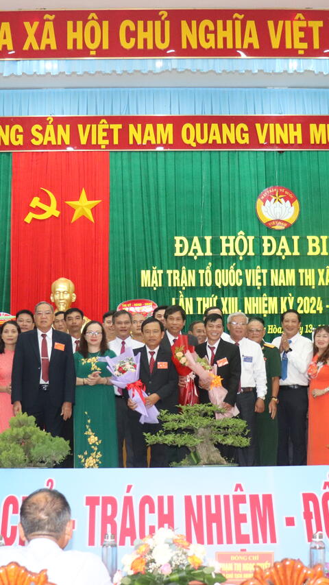 Đại hội đại biểu Ủy ban MTTQ Việt Nam TX Đông Hòa lần thứ XIII, nhiệm kỳ 2024-2029