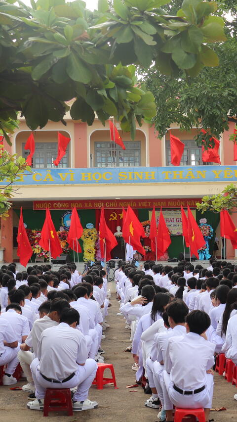 Đông Hòa: 38 trường học đồng loạt khai giảng năm học mới 2024 – 2025