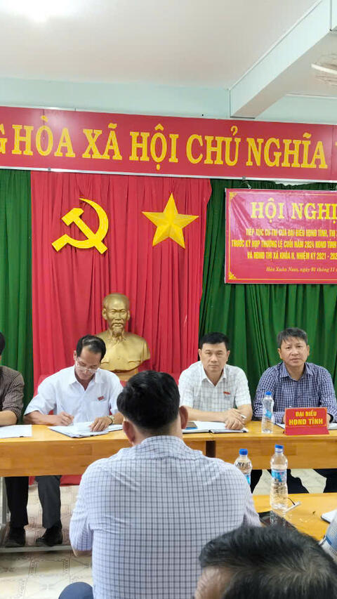 HĐND tỉnh, thị xã tiếp xúc cử tri phường Hòa Hiệp Bắc và xã Hòa Xuân Nam trước kỳ họp thường lệ cuối năm 2024