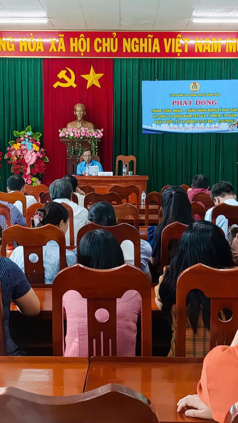 Phát động Tháng Công nhân - Tháng hành động về an toàn vệ sinh lao động năm 2025