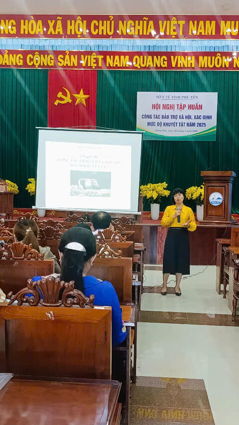 Hội nghị tập huấn công tác bảo trợ xã hội,  xác định mức độ khuyết tật năm 2025