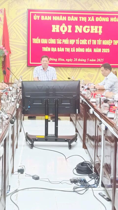 Đông Hòa: Triển khai công tác phối hợp tổ chức kỳ thi tốt nghiệp Trung học phổ thông trên địa bàn thị xã năm 2025