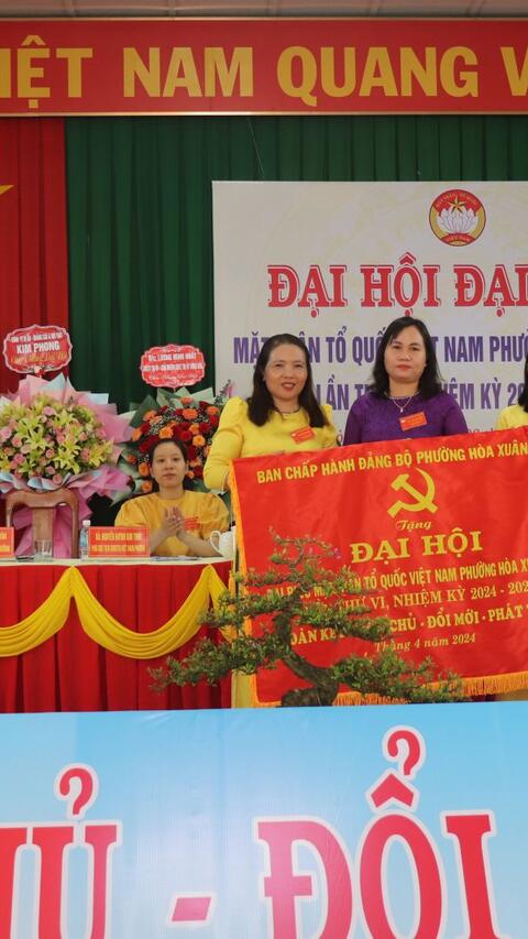 Đại hội đại biểu MTTQVN phường Hòa Xuân Tây lần thứ VI, nhiệm kỳ 2024-2029